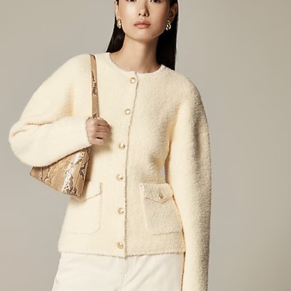 J.Crew Cinched-Waist Sweater-Jacket sz small - Picture 7 of 7